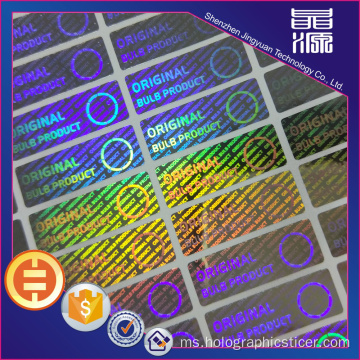 3D Scratch Off Label Hologram Selamat